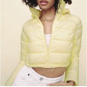 NWT Zara Cropped Water Resistant Hooded Jacket S